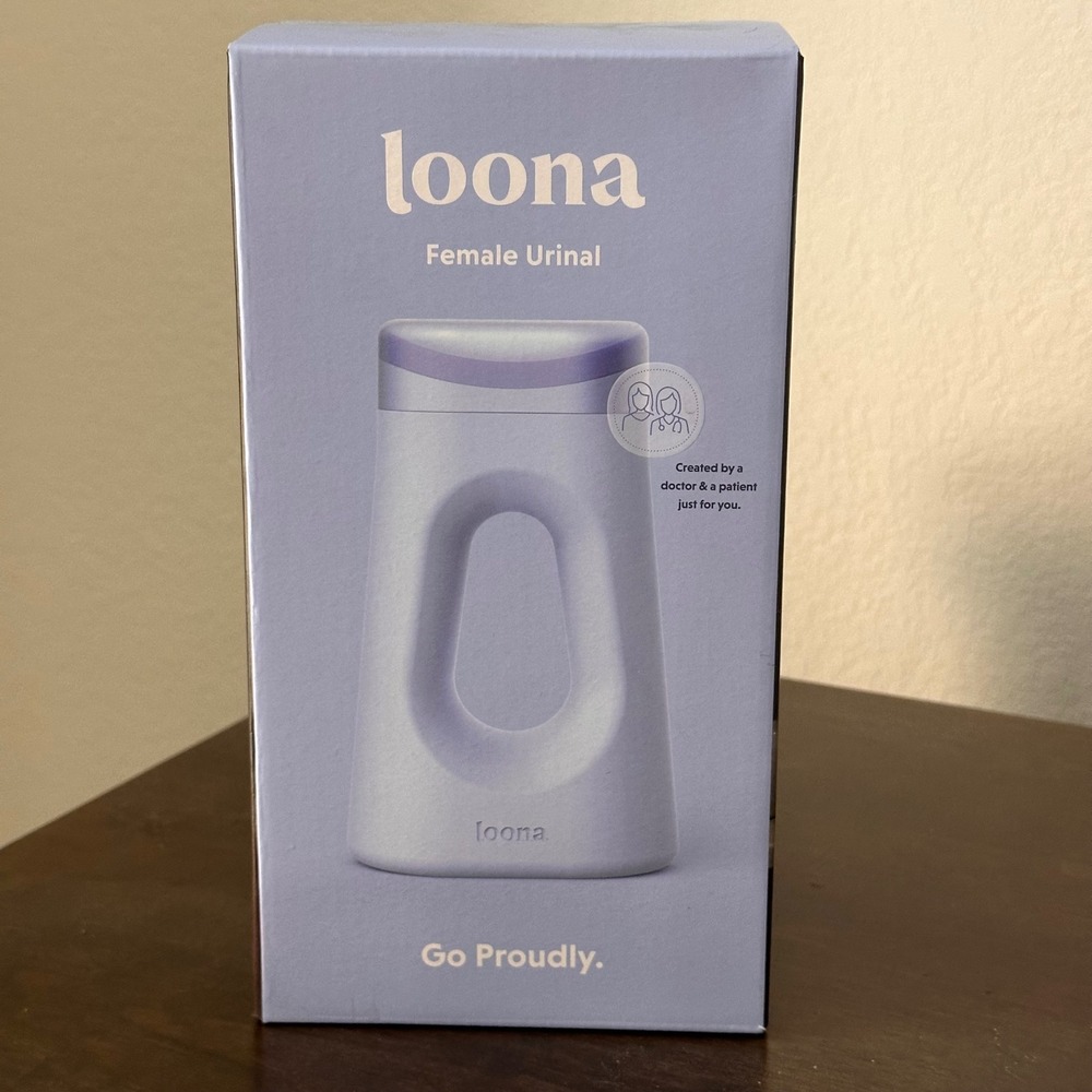 NEW, Loona Female Urinal Portable Bedside Lavender 30oz Post Surgery Travel Camp
